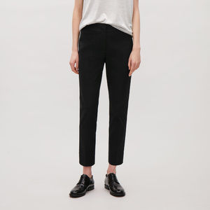COS Slim Press Fold Trousers